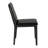 Newton Dining Chair, Ebony Black Leather