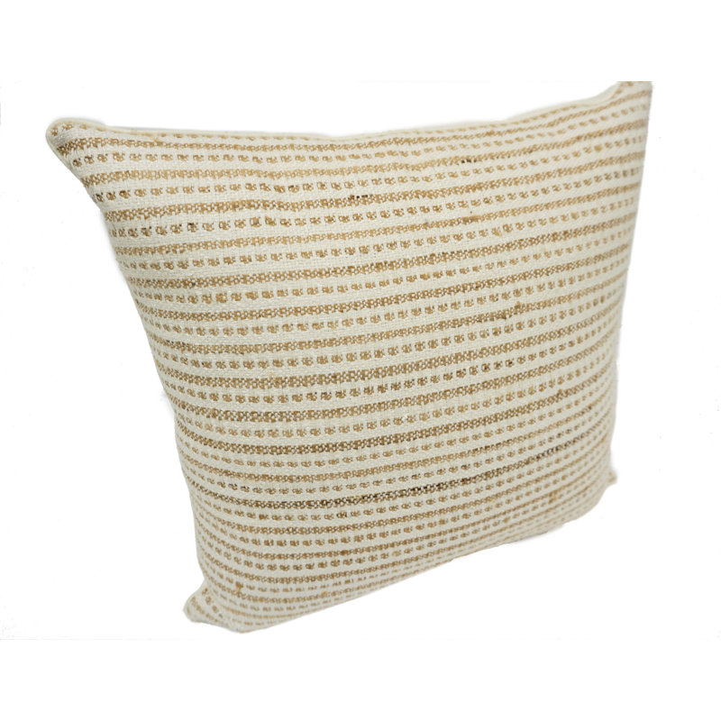 Bastam Silk Striped Throw Pillow