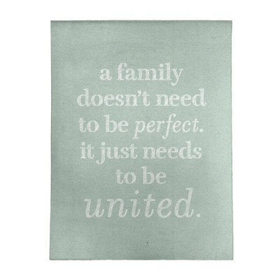 Quotes Chenille Indoor Rug