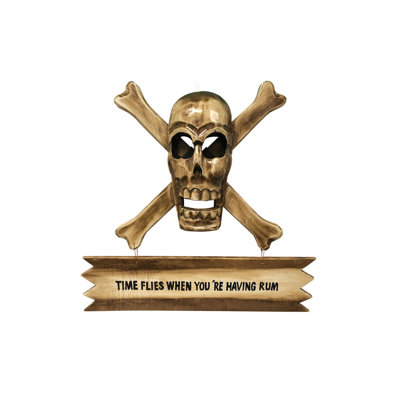 Rum Skull And Bones Wall Décor