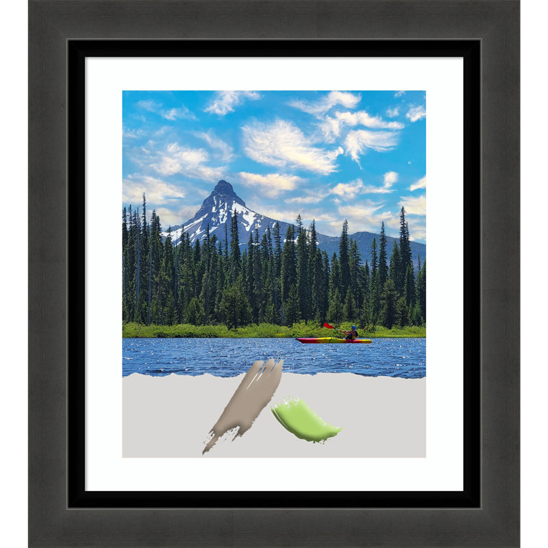 Lynnex Black Picture Frame with Mat