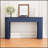 Entryway Table with Fluted Design-2024994742
