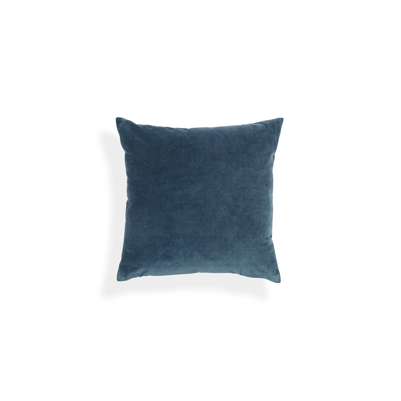 Jaipur Square Pillow Cover & Insert, Ink, Square 18"