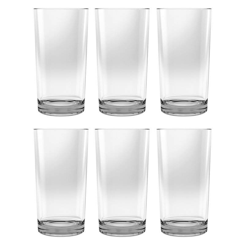 Verre à vin à base lourde en acrylique Montana - transparent - 24 oz, 24 oz