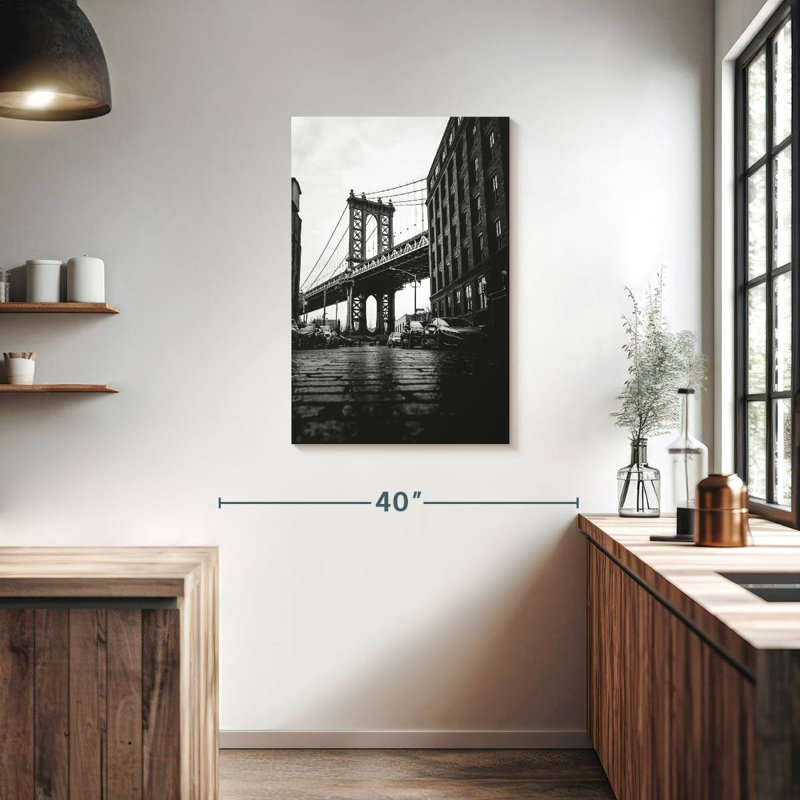 Aime Brooklyn Bridge Street View, H 36 po x l 24 po