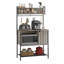 Étagère de boulanger standard en bois Humayd 33,8 po avec compatibilité micro-ondes-137813935