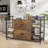44” Locking Rolling Side File Cabinet With Storage Shelves And Drawers-59826830