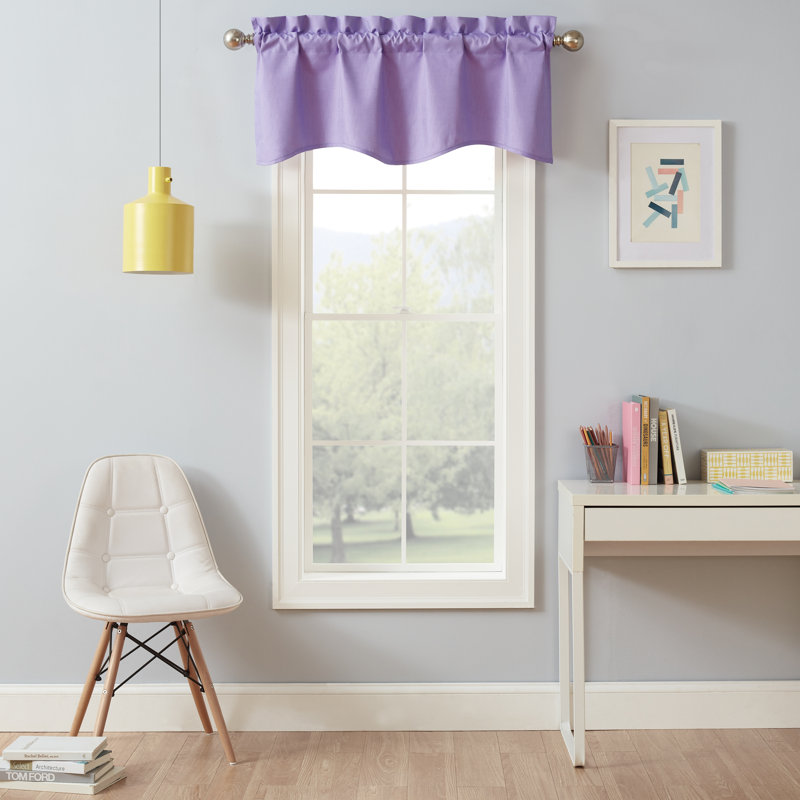 Cantonnière festonnée Eclipse Kendall, Mauve clair