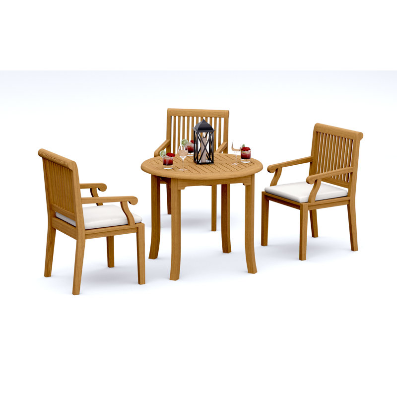 Ensemble repas d'extérieur rond Sack, 3
