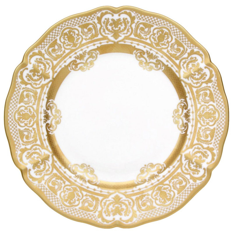 Carlsbad Queen White Bone China Charger