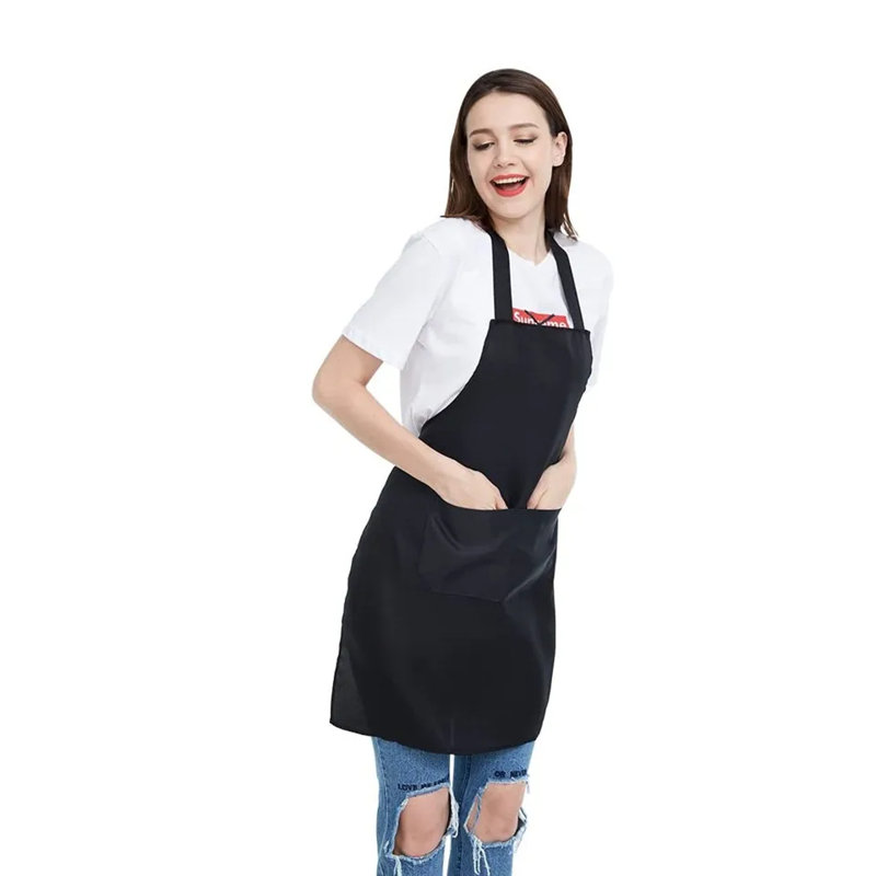Solid Color Bib Apron