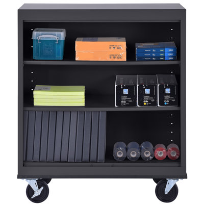 Armoire de rangement simple en acier de calibre 24 (H 42 po x l 36 po x P 18 po)