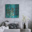 Red Barrel Studio® «Aqua Blooms» par St. Hilaire Elizabeth, art mural en métal