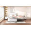 Lit plateforme double avec lit gigogne