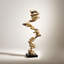 Sculpture galvanisée abstraite moderne et minimaliste moderne