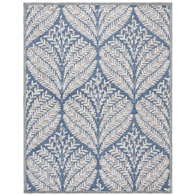 Chaithra Hand Tufted Wool Floral Rug