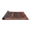 Tapis oriental rouge et bleu-178235537
