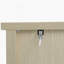 Armoire 2 portes 3 tiroirs en rotin, convenant à la chambre à coucher, au salon et au bureau