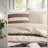 Soft Premium Polyester Bedding Sets, Stripe Textured Modern Home Comfort