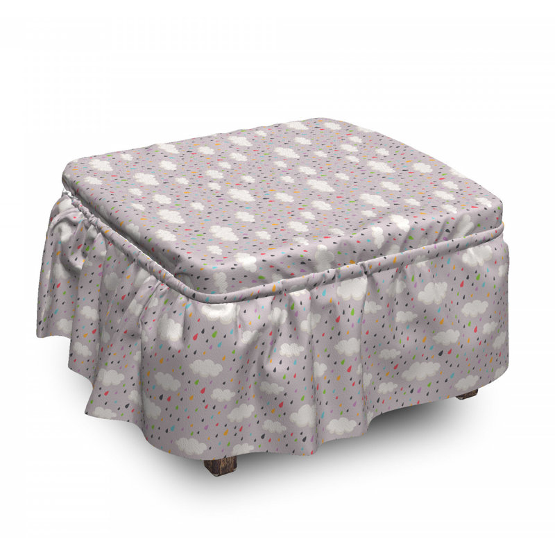 Housse pour petites gouttelettes repose-pieds