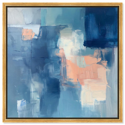«Whispering Blue II», art abstrait bleu par 