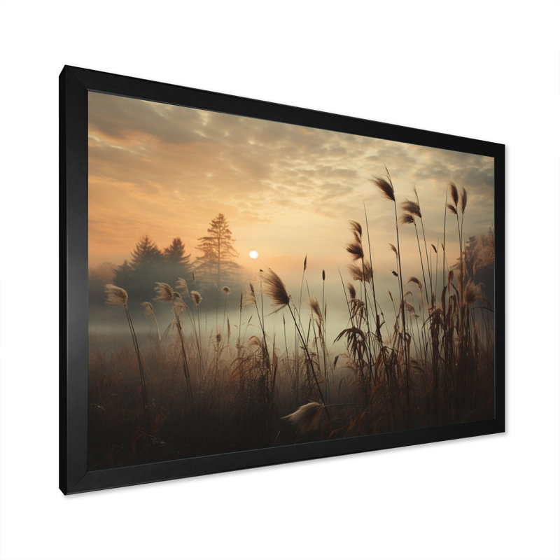 «Sky Ethereal Embrace I», impressions sur toile, H 12 po x l 20 po x P 1 po, Cadre simple noir