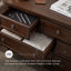 Commode double l 65,63 po Emylie
