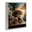 Art animal en sirotant une boisson tropicale giclée par RB-1066063931-1066063924