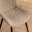 Lynnsey Tufted Leather Upholstered Dining Modern Wingback Side Chairs with Metal Legs-820389095