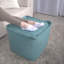 Pouf carré de 16 po de largeur