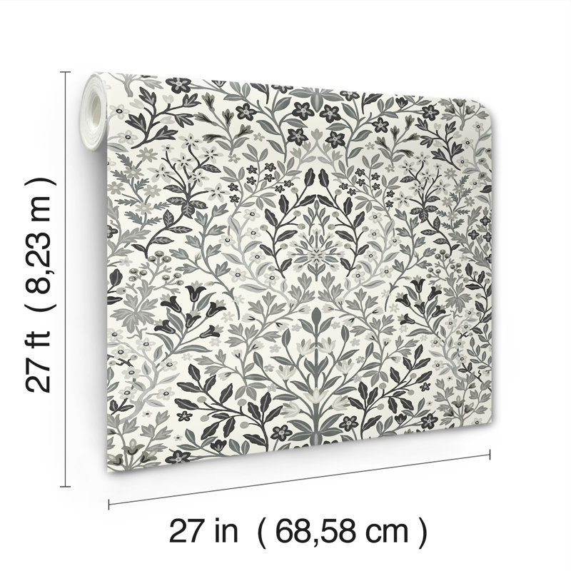 Papier peint Garden Terrace, Noir / blanc