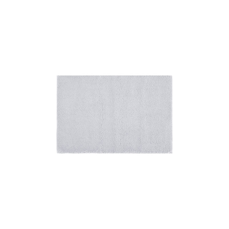 Tapis pour salle de bain Marshmallow, Rectangle - 76 cm L x 51 cm l, Argent argent