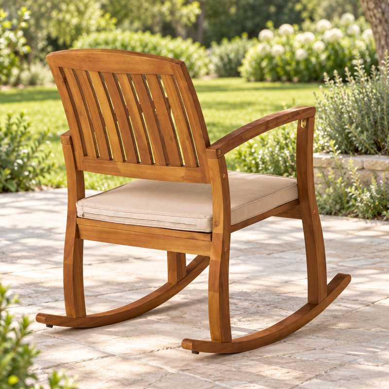 Solid Wood Rocking Chair