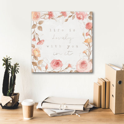 «Lark Manor ™« Romantic Blooms 3 »par Silvia Vassileva, art mural sur toile