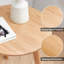 Table d'appoint ronde 100% chêne massif-1077074938