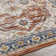 Tapis Truva rouge foncé