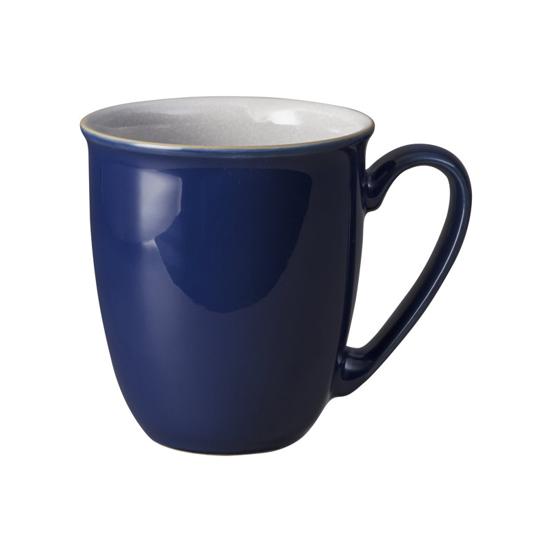 Elements Handmade Stoneware Coffee Mug, Dark Blue
