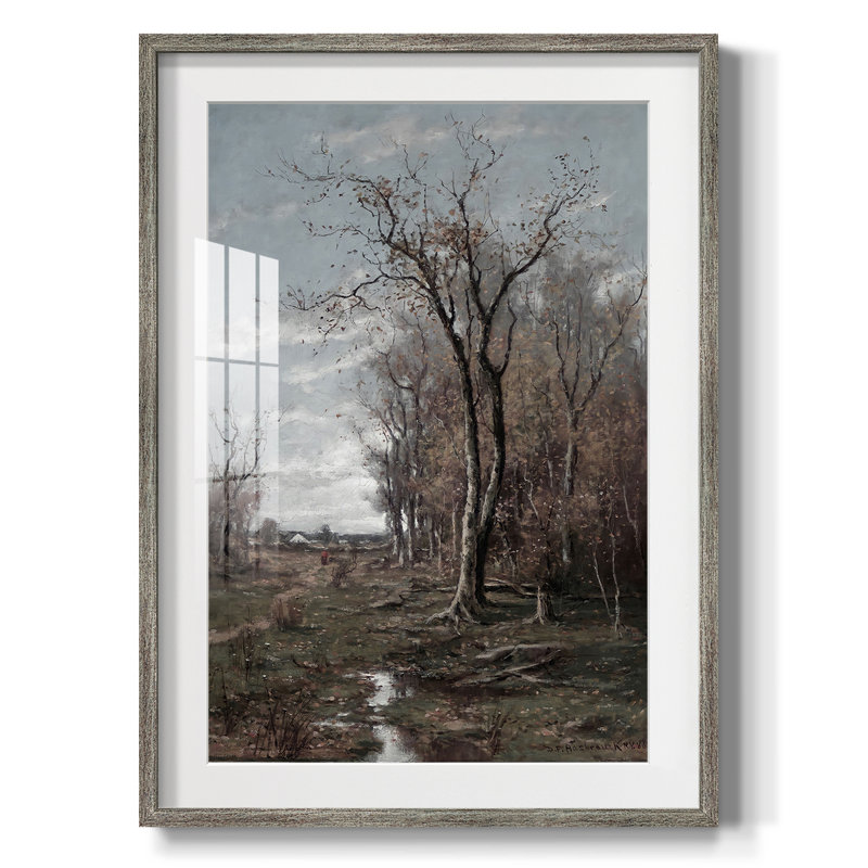 Vintage Landscape CXXVIII -Framed Print