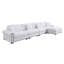 Canapé modulaire moderne en L avec repose-pieds mobile-1341870155