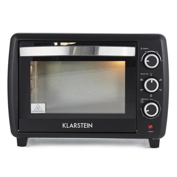 Klarstein Omnichef Toaster Oven with Rotisserie, Black