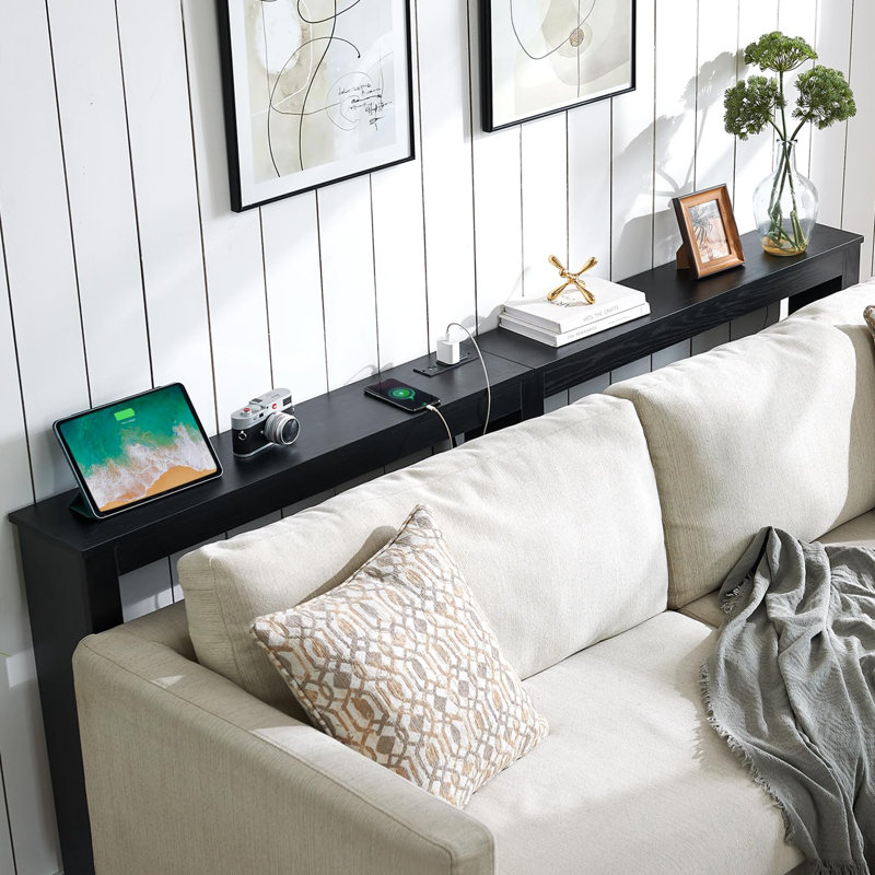 78.8" Long Console Table with Power Outlets