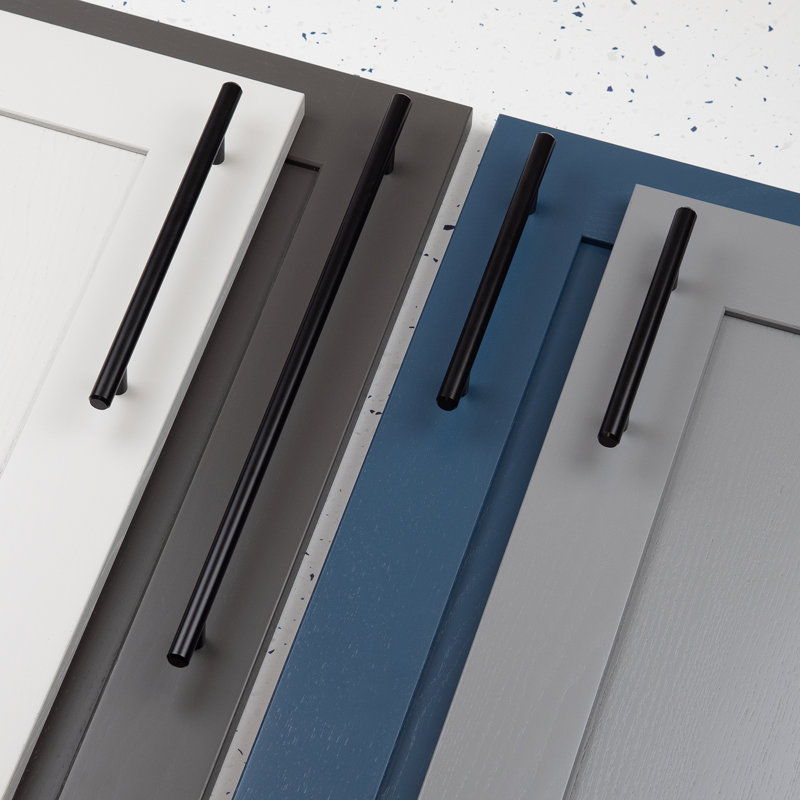 Black T-Bar Handles in Multiple Sizes, 320mm