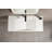 36 in. Wall-Mount or Countertop Bathroom Sink V-Shape Drain Solid Surface Material-69275325