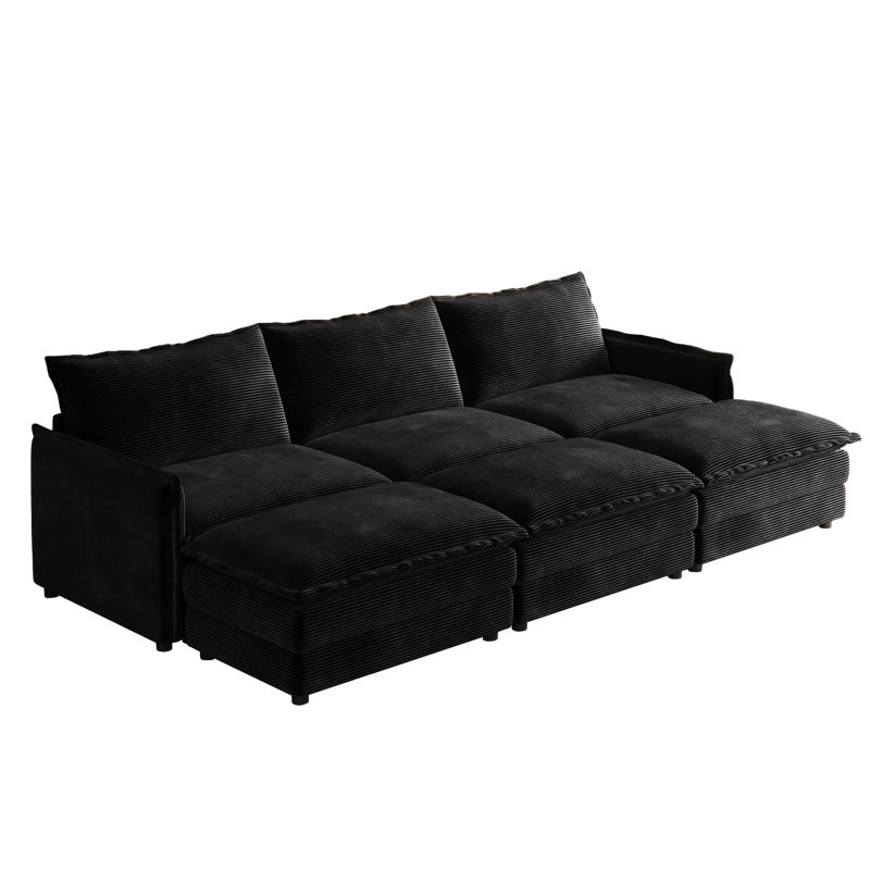 Latitude Run® 3 Cloud With Corduroy Upholstery - Cozy Seating - Wayfair ...