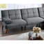 Polyfibre bleu gris avec contreplaqué et coussins d'accoudoirs-1151871015-1151871013
