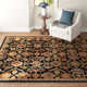 Redwood Hand Tufted Wool Black/Rust Red/Beige Rug
