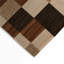 Tapis d'intérieur et d'extérieur à carreaux brun-928595227