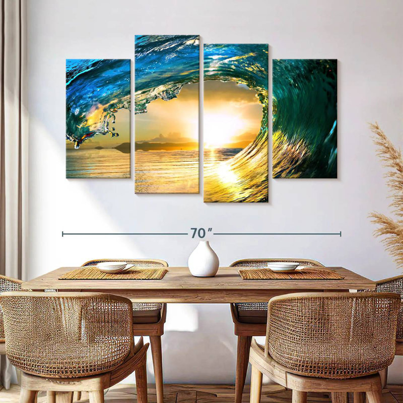 Gillard Dynamic Ocean Wave, 42" H x 68" W
