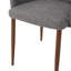 Chaises de salle à manger rembourrées en tissu Mid-Century-319533034