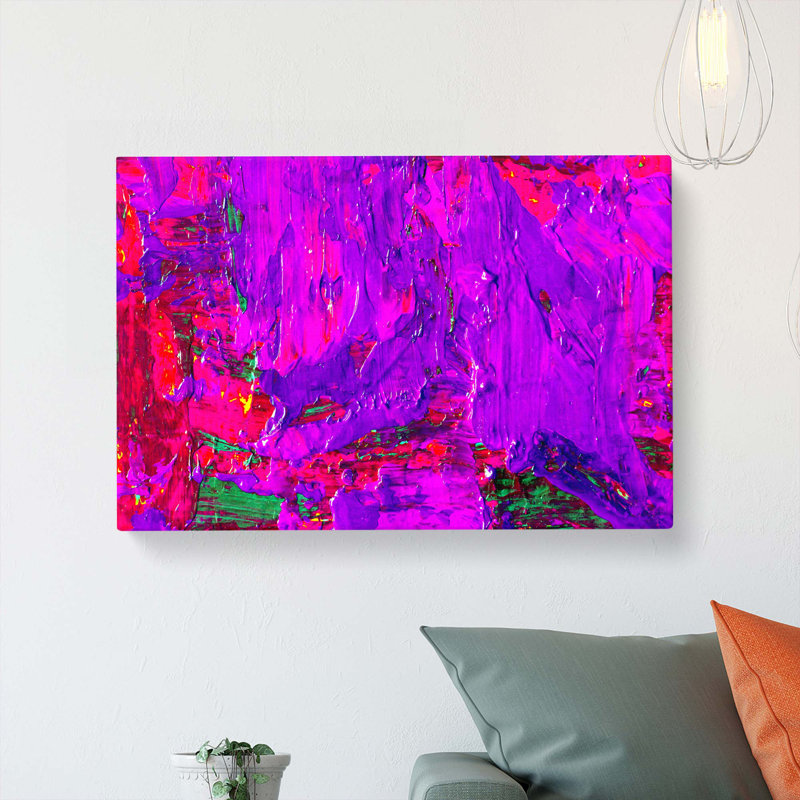 Abstract Art Painting Vol.103 by S.Johnson - Wrapped Canvas Painting, 35cm H x 50cm W x 3cm D